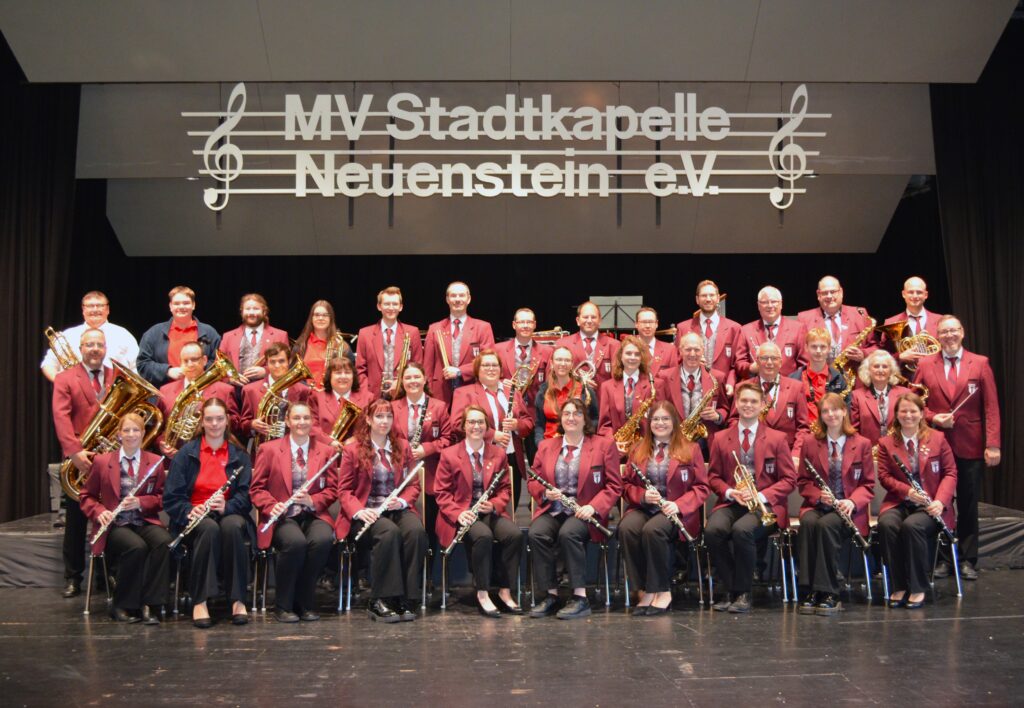 Gruppenfoto der Stadtkapelle